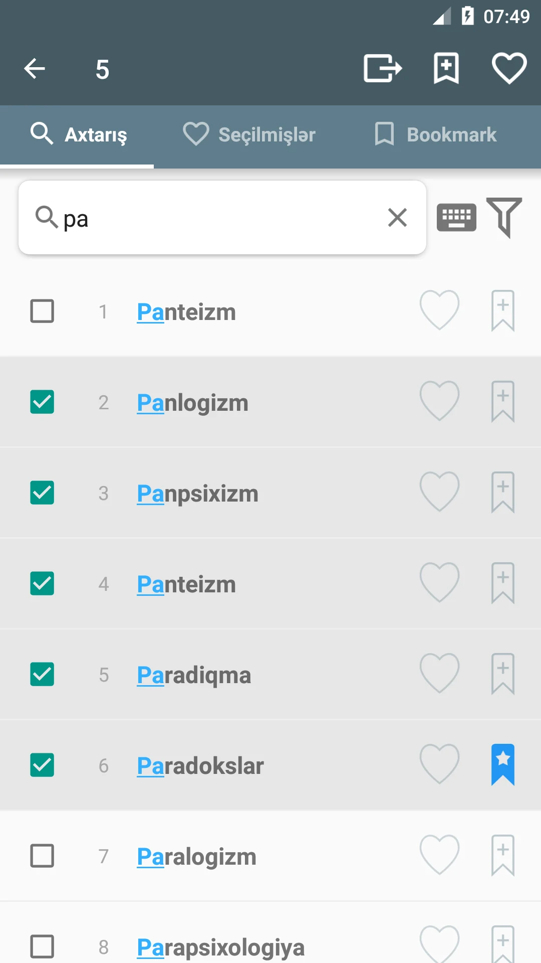 Fəlsəfə terminləri lüğəti screenshot